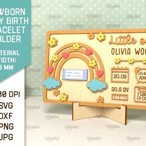 Letrero Para Bebe Recien Nacido 4 Creativo Digital